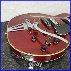 GRECO EG-135 Hollow Body see-through red 60's Japanese Vintage RARE