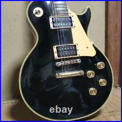 GRECO Electric Vintage Guitar Les Paul Type EG500 Black Color 81s Used Japan 2