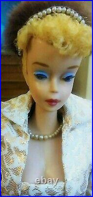 Gorgeous Vintage #4 Blonde Ponytail Barbie! AN INCREDIBLE VINTAGE BEAUTY