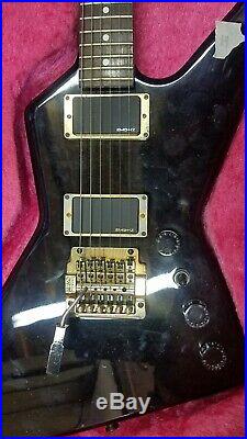 Greco DEVICE Explorer Electric Guitar Japan Vintage Used black