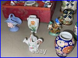 Huge Lot Of Vintage Antique Occupied Japan Figurines Vase Cup Saucer Teapot