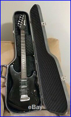 Ibanez Roadstar II Series RS240 Black 6 String Electric Guitar. MIJ. WithIbanez case