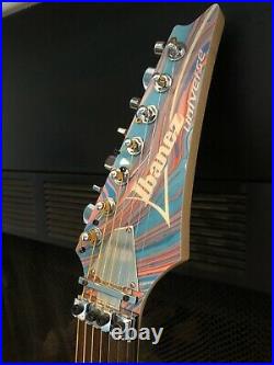Ibanez Steve Vai Signature 25th Anniversary Universe Guitar Passion. Set up
