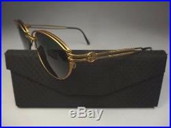ImeMyself Eyewear Jean Paul Gaultier 58-6104 (Gold) 90s Vintage Sunglasses