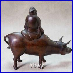 JAPAN Antique Vintage Cow Hermit Copper Incense Burner