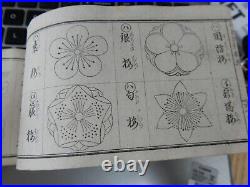 JAPANESE WOODBLOCK PATTERN BOOK CERAMIC patterns Tokyo Meiji period