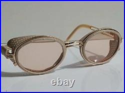 JEAN PAUL GAULTIER 56-6201 Gold Frame Vintage Sunglasses 1990's