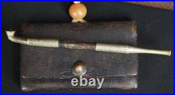 Japan Antique Kiseru pipe 1800s Edo hand craft tobacco