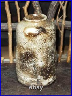 Japan VIntage Kakejiku Small Mino Ware Shino Vase Teapot Antiques