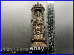 Japan Vintage Item Copper Ornament Metalworking Buddhist Art Buddha Statue Wes