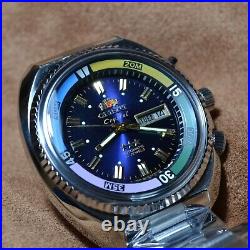 Japan Watch Orient KING DIVER Automatic Watch KD 21 JEWELS Original Blue Dial