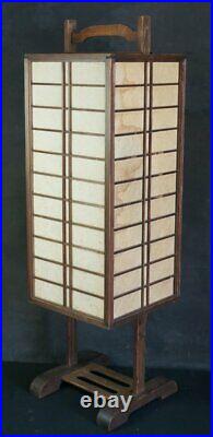 Japan lantern Andon lamp architecture 1900s candle stand