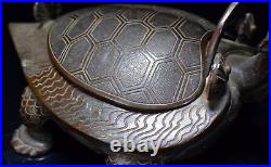 Japanes Antique Bronze Turtle Sake Server Year 1920