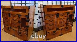 Japanese Antiques JIDAI TANSU chest WA-DANSU furniture SHOWA retro W73.5cm Vtg