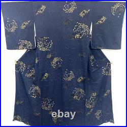 Japanese Kimono Fine Pattern Pure Silk Vintage Antique Japan 37