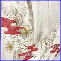 Japanese Kimono Furisode Pure Silk Vintage Antique Japan 85