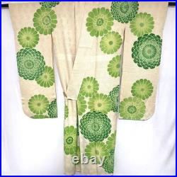 Japanese Kimono Furisode Pure Silk Vintage Antique Japan 88