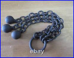 Japanese Ninja Tools triple weight chain length 25cm/9.8Inch VIntage From Japan
