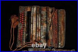 Japanese Samurai Armor Parts Antique Period Large Sleeves 40x33cm Free Shipping