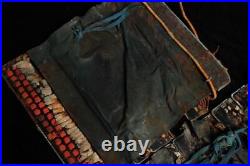 Japanese Samurai Armor Parts Antique Period Large Sleeves 40x33cm Free Shipping