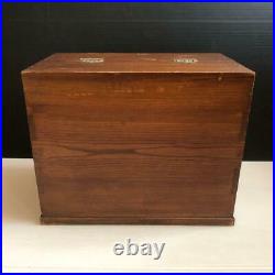Japanese Small Tansu Beautiful Vintage/Antique Wooden Sawing Box Drawers