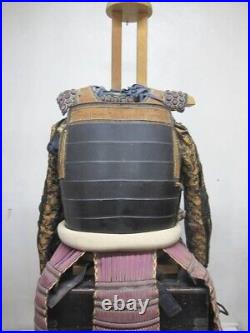 Japanese Vintage Antique Samurai Armor Yoroi Kabuto With Wooden Box from japan