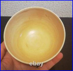 Japanese Vintage Chawan for tea ceremony Satsuma-ware Flower pattern H7cm, ? 11cm