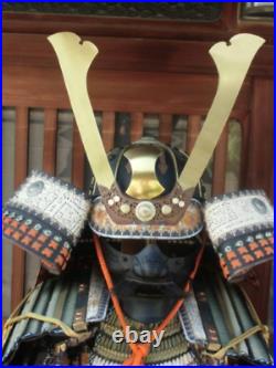 Japanese antique samurai armor busho yoroi kabuto / vintage MZ1
