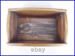 Japanese antique vintage lacquer wood large Tobacco Bon smoking tray chacha