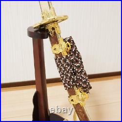 Japanese traditional event Tools Samurai Gold SWORD & Bow Arrow SET vintage