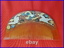 Japanese vintage/antique hair comb accessories Kanzashi piece set 4