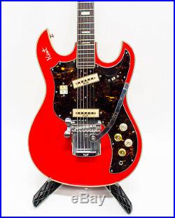 KENT Model 740 1960s Vintage Electric Guitar Red