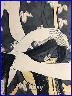 KITAGAWA UTAMARO LARGE FOLIO Self Employed Women