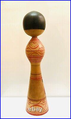 KOKESHI Japanese Doll vintage antique Japan Mitsuo Mori used wood G 42 31 cm