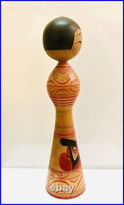 KOKESHI Japanese Doll vintage antique Japan Mitsuo Mori used wood G 42 31 cm