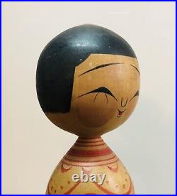 KOKESHI Japanese Doll vintage antique Japan Mitsuo Mori used wood G 42 31 cm