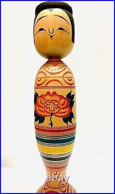 KOKESHI Japanese Doll vintage antique Japan Mitsuo Mori used wood GG