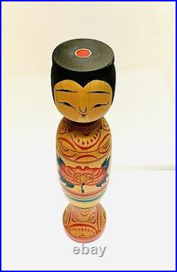 KOKESHI Japanese Doll vintage antique Japan Mitsuo Mori used wood GG