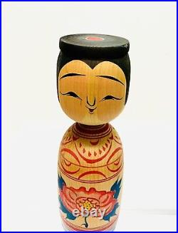 KOKESHI Japanese Doll vintage antique Japan Mitsuo Mori used wood GG