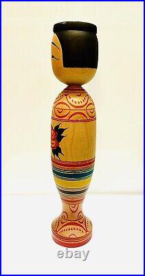 KOKESHI Japanese Doll vintage antique Japan Mitsuo Mori used wood GG