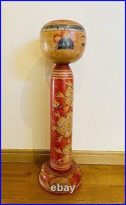 KOKESHI Japanese Doll vintage antique Japan Nobuo Honda used wood Big Big