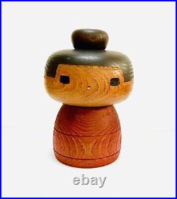 KOKESHI Japanese Doll vintage antique Japan used wood Sanpei Yamanaka dango S