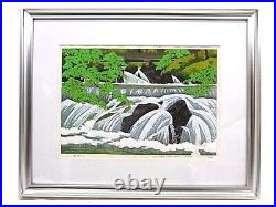 Kibune River 1991 175/180 by Masao Ido Kyoto Picture Japan Vintage Art Antique