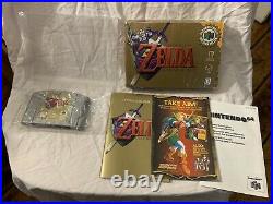 Legend of Zelda Ocarina of Time (Nintendo 64 N64, 1998) CIB with Factory Seal