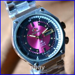 Men Japan Watch Orient SK Sea King Crystal KD King Diver Red Dial Watch SERVISED