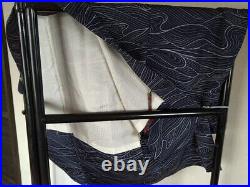 Men's Kimono Haori Komon Hagoromo Retro Vintage Antique Japan