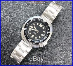 Mens Vintage Sterile Dive 20ATM Automatic Watch Japan NH35A Coating glass Turtle