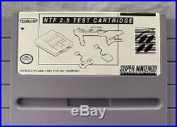 NTF 2.5 Test Cartridge For Super NES & Accessories Super Nintendo SNES VERY RARE