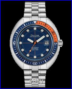 New Bulova 96B321 Oceanographer Devil Diver Men's Stainless Steel 44mm Watch