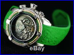 New Invicta 54mm Bolt Tri-Cable Dragon and Koi Fish Stainless Steel 200M Watch